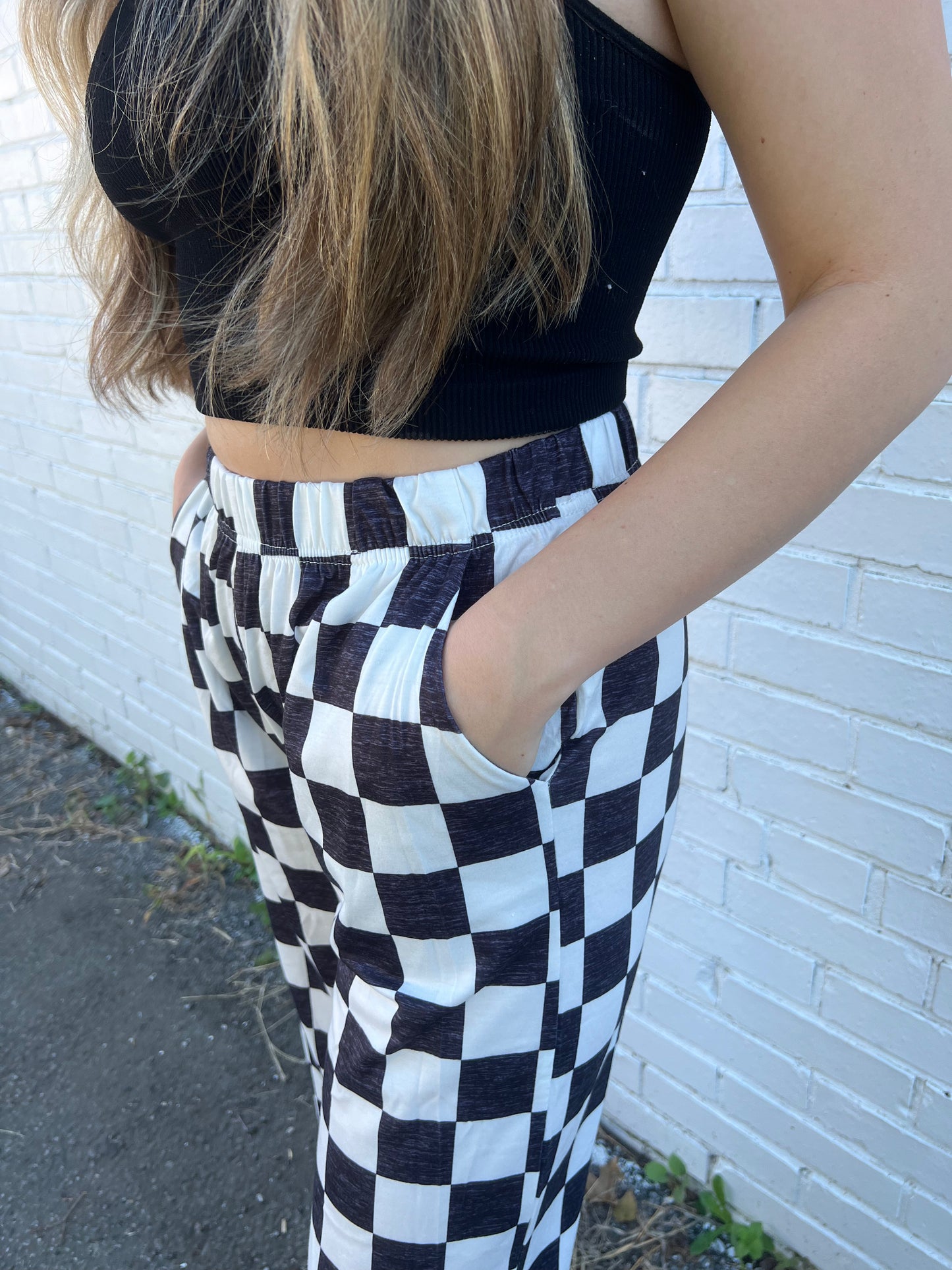 Checkered Pants