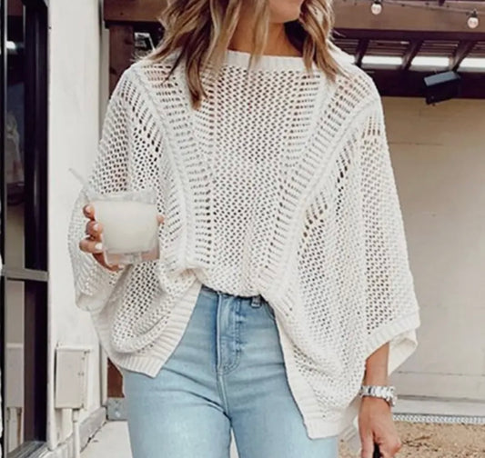 White Knit Sweater