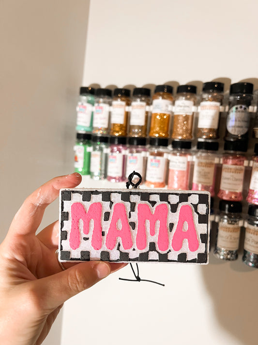 checkered mama freshie